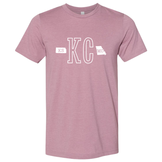 Kansas City KC Royals Chiefs Hybrid Tee T-Shirt by CLOWDdesigns on